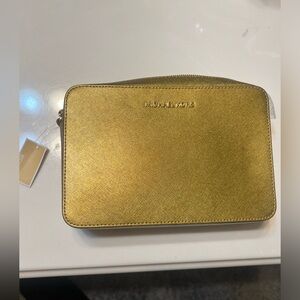 Michael kors crossbody jet set old gold